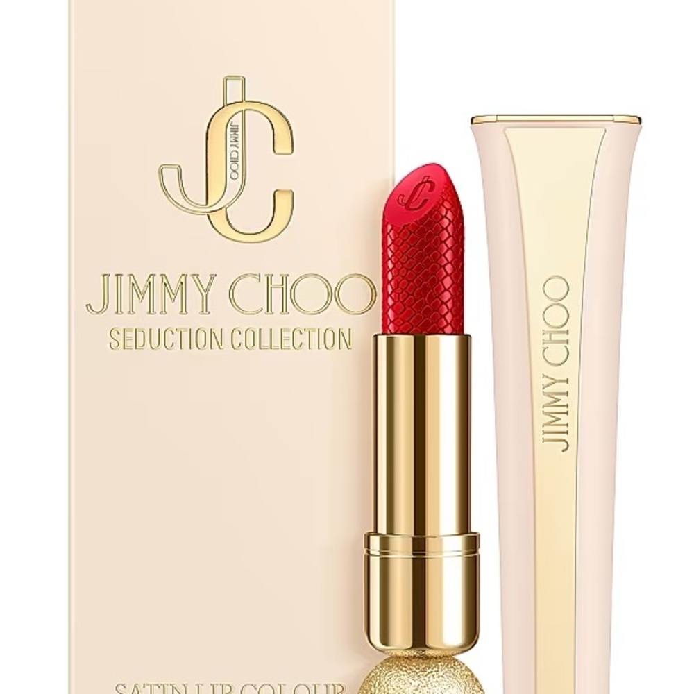 Jimmy Choo Seduction Collection Satin Lipstick - 001 Red Carpet - Sealed Box